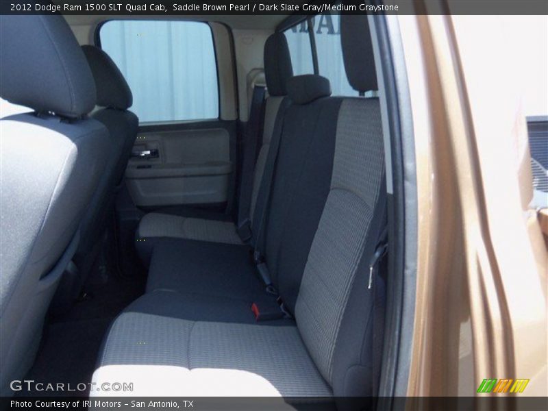 Saddle Brown Pearl / Dark Slate Gray/Medium Graystone 2012 Dodge Ram 1500 SLT Quad Cab