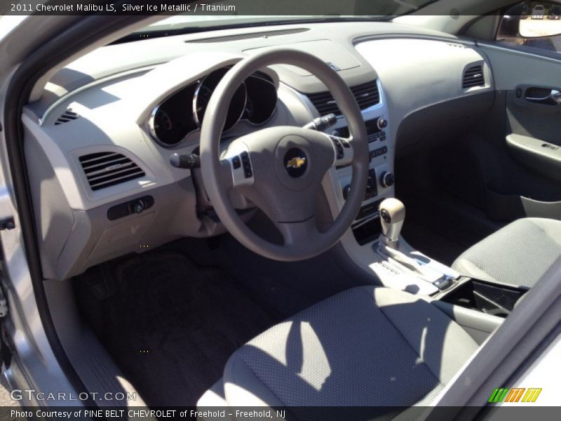 Silver Ice Metallic / Titanium 2011 Chevrolet Malibu LS