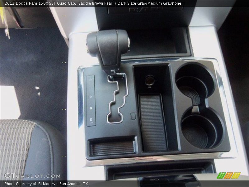 Saddle Brown Pearl / Dark Slate Gray/Medium Graystone 2012 Dodge Ram 1500 SLT Quad Cab