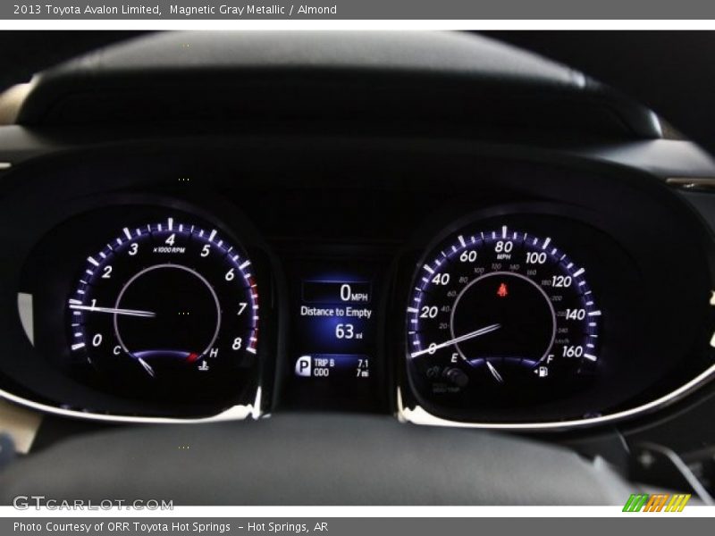 Magnetic Gray Metallic / Almond 2013 Toyota Avalon Limited
