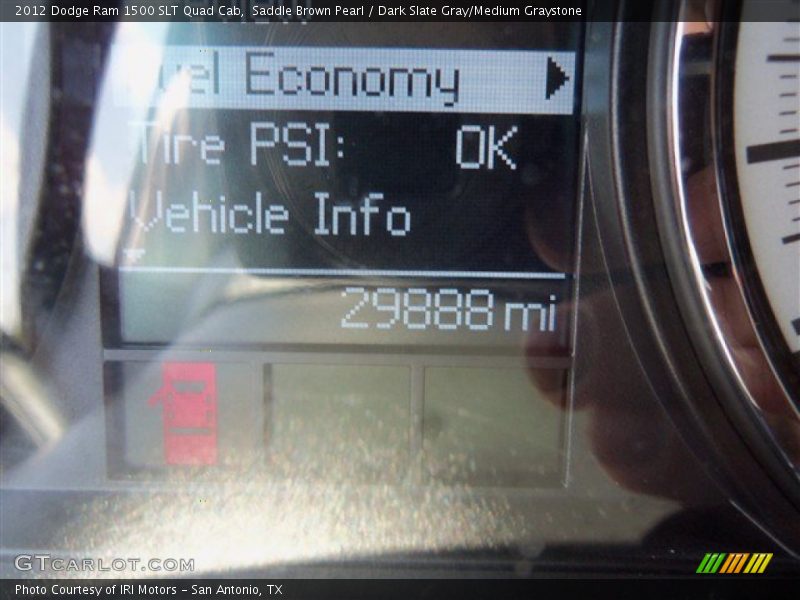 Saddle Brown Pearl / Dark Slate Gray/Medium Graystone 2012 Dodge Ram 1500 SLT Quad Cab
