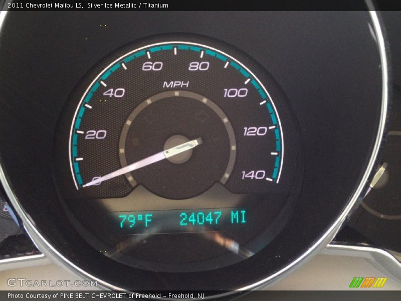 Silver Ice Metallic / Titanium 2011 Chevrolet Malibu LS