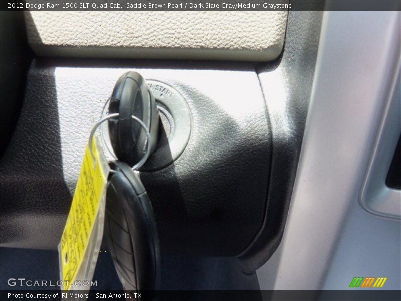 Saddle Brown Pearl / Dark Slate Gray/Medium Graystone 2012 Dodge Ram 1500 SLT Quad Cab