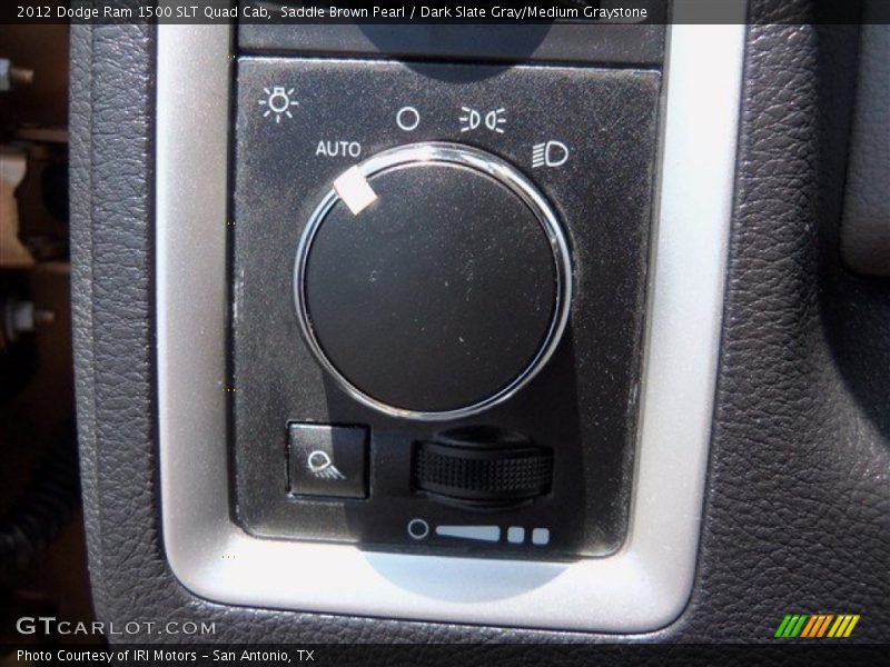 Saddle Brown Pearl / Dark Slate Gray/Medium Graystone 2012 Dodge Ram 1500 SLT Quad Cab