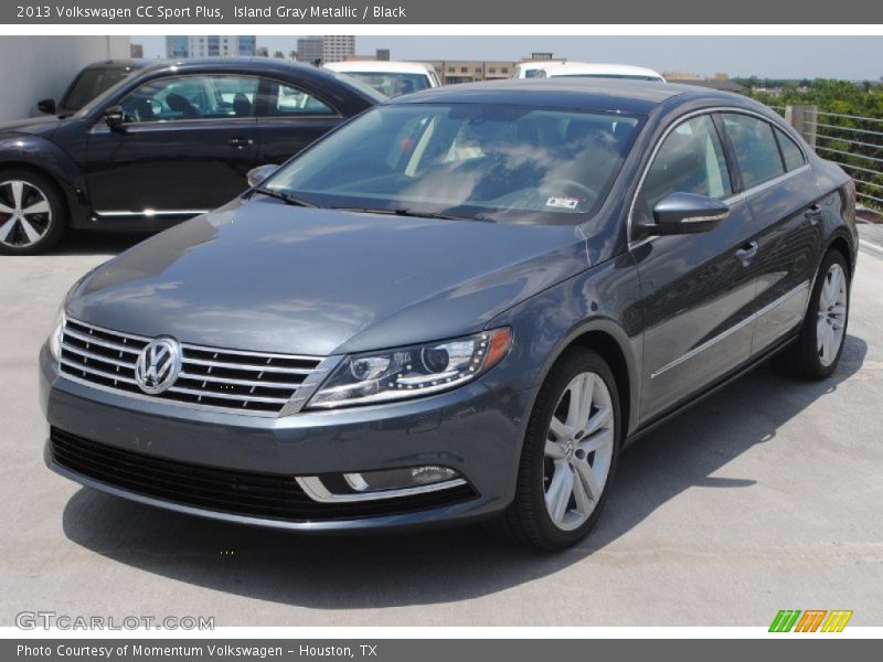 Island Gray Metallic / Black 2013 Volkswagen CC Sport Plus