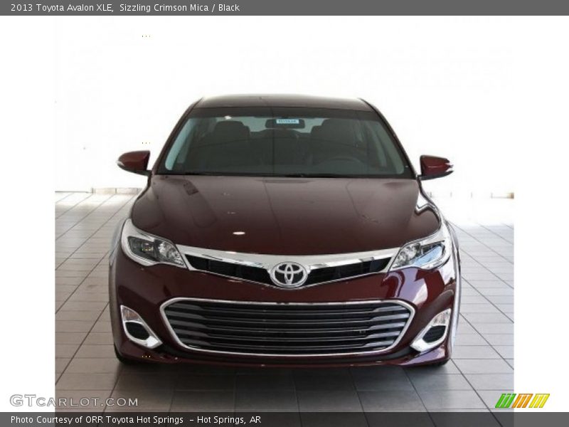 Sizzling Crimson Mica / Black 2013 Toyota Avalon XLE