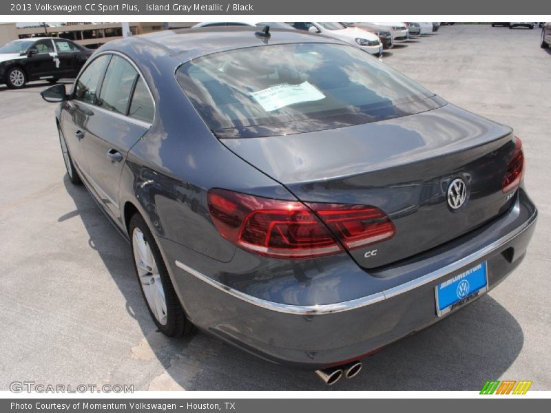 Island Gray Metallic / Black 2013 Volkswagen CC Sport Plus