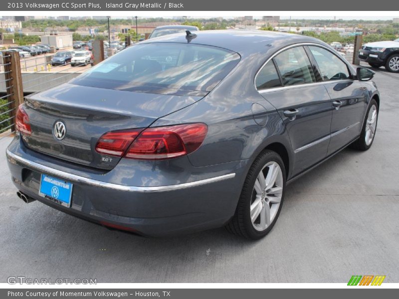 Island Gray Metallic / Black 2013 Volkswagen CC Sport Plus