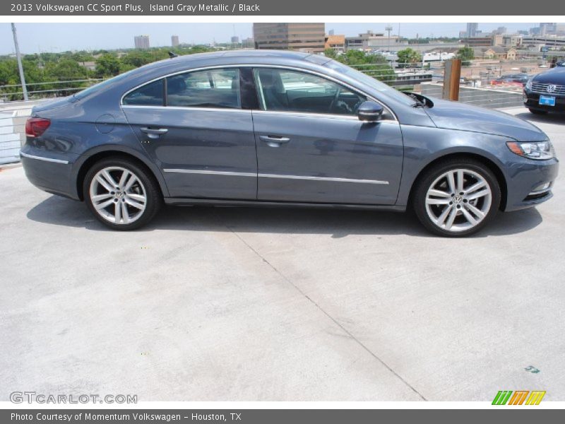 Island Gray Metallic / Black 2013 Volkswagen CC Sport Plus