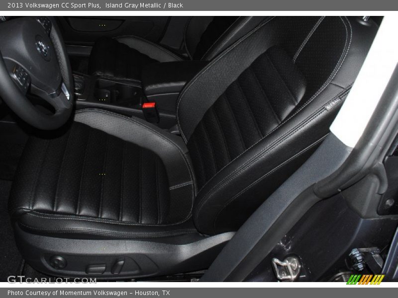 Island Gray Metallic / Black 2013 Volkswagen CC Sport Plus