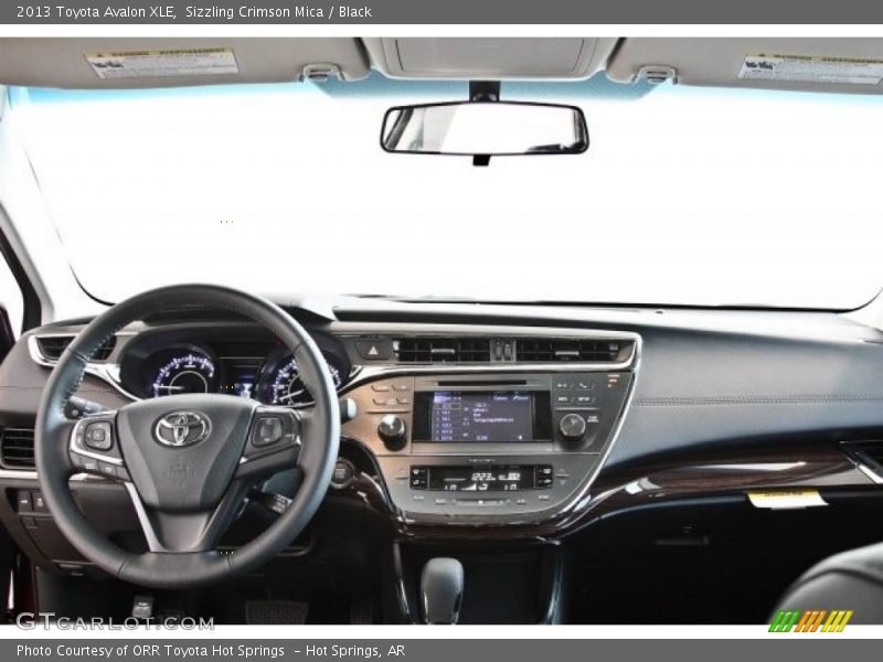 Sizzling Crimson Mica / Black 2013 Toyota Avalon XLE