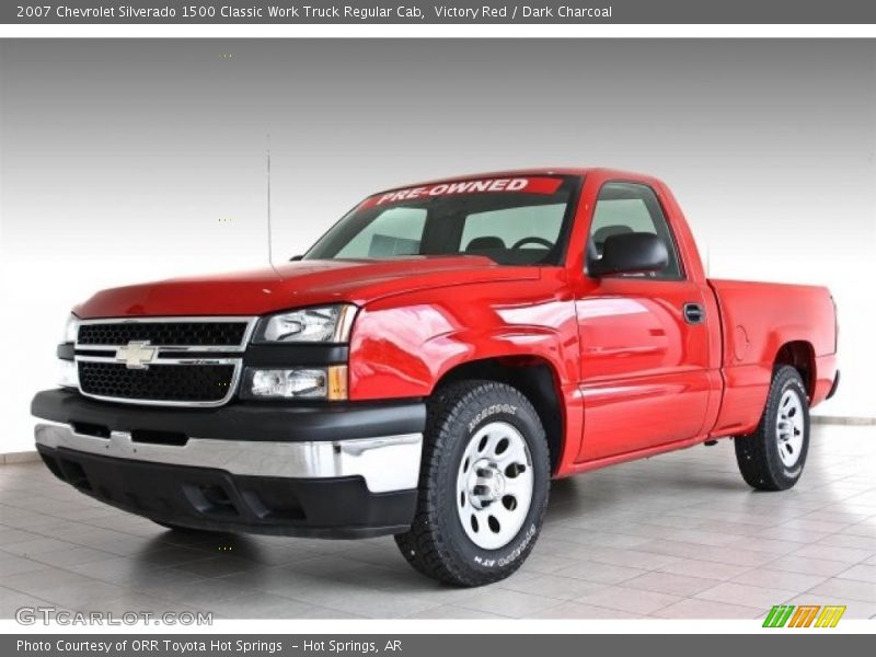 Front 3/4 View of 2007 Silverado 1500 Classic Work Truck Regular Cab