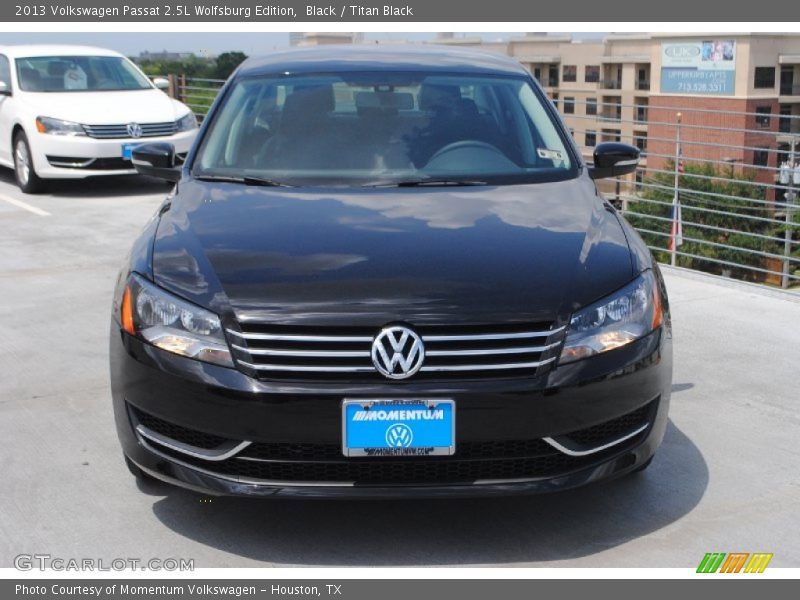 Black / Titan Black 2013 Volkswagen Passat 2.5L Wolfsburg Edition