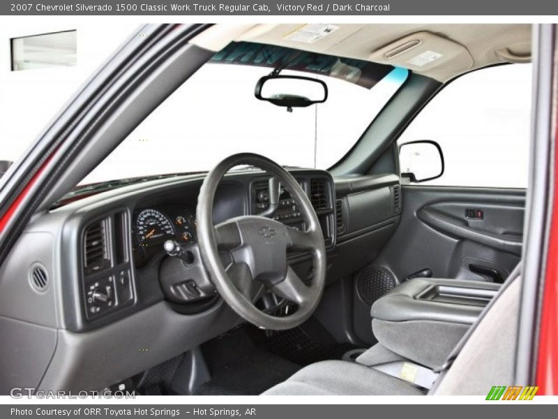 Victory Red / Dark Charcoal 2007 Chevrolet Silverado 1500 Classic Work Truck Regular Cab