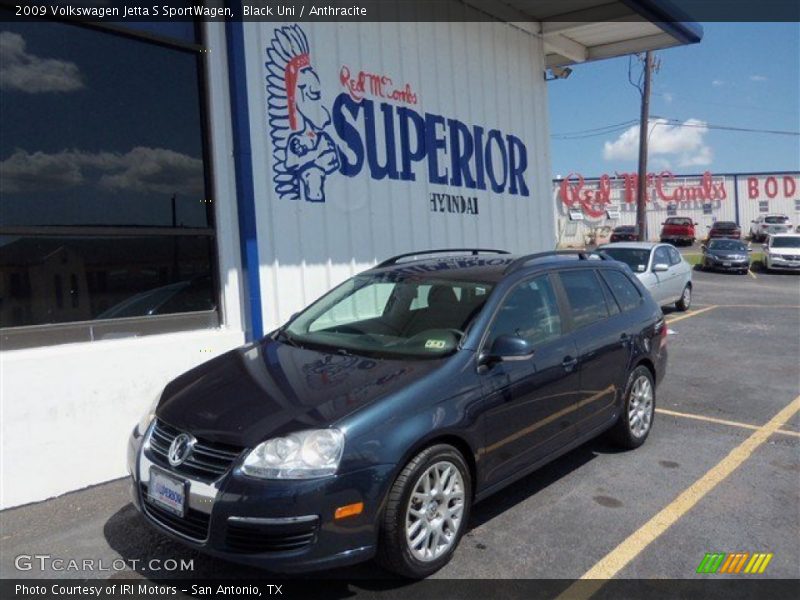 Black Uni / Anthracite 2009 Volkswagen Jetta S SportWagen