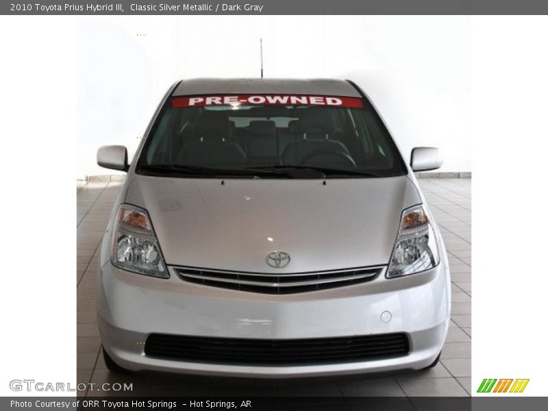 Classic Silver Metallic / Dark Gray 2010 Toyota Prius Hybrid III