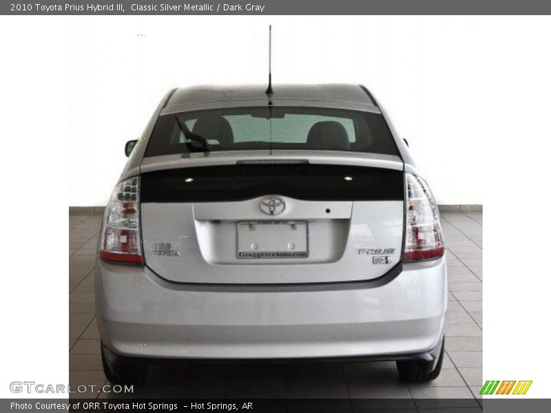 Classic Silver Metallic / Dark Gray 2010 Toyota Prius Hybrid III