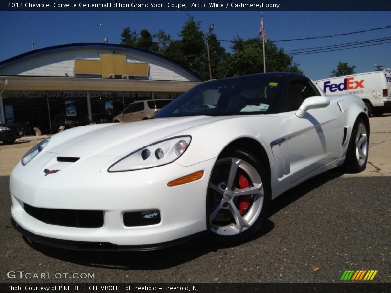 Arctic White / Cashmere/Ebony 2012 Chevrolet Corvette Centennial Edition Grand Sport Coupe
