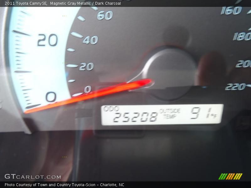 Magnetic Gray Metallic / Dark Charcoal 2011 Toyota Camry SE