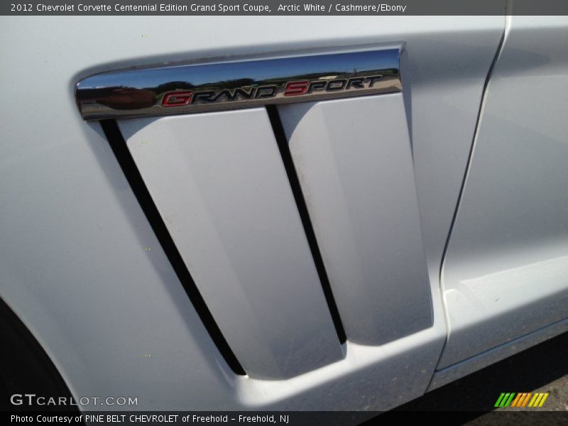 Arctic White / Cashmere/Ebony 2012 Chevrolet Corvette Centennial Edition Grand Sport Coupe