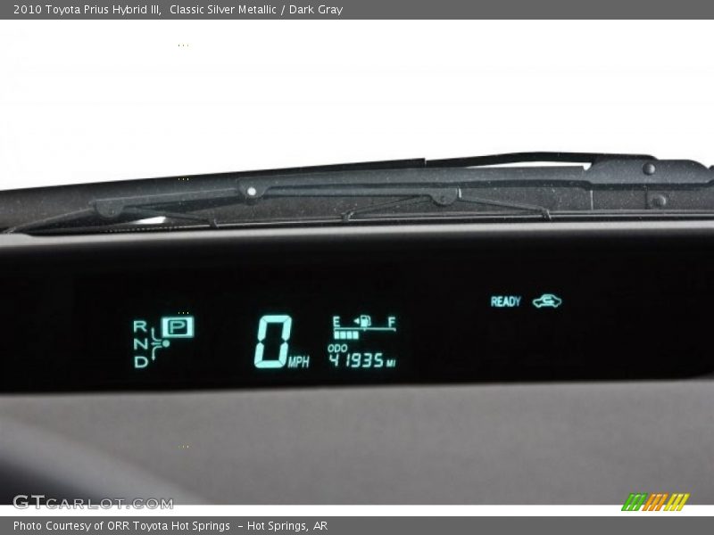 Classic Silver Metallic / Dark Gray 2010 Toyota Prius Hybrid III