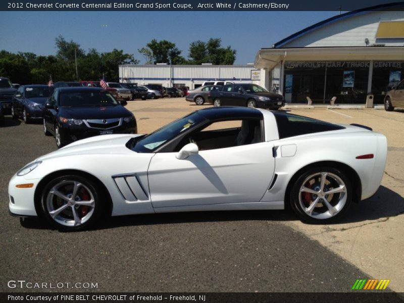 Arctic White / Cashmere/Ebony 2012 Chevrolet Corvette Centennial Edition Grand Sport Coupe