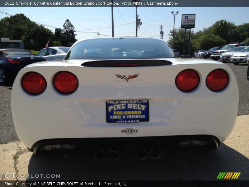 Arctic White / Cashmere/Ebony 2012 Chevrolet Corvette Centennial Edition Grand Sport Coupe