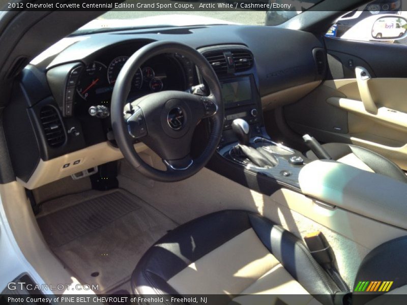 Cashmere/Ebony Interior - 2012 Corvette Centennial Edition Grand Sport Coupe 