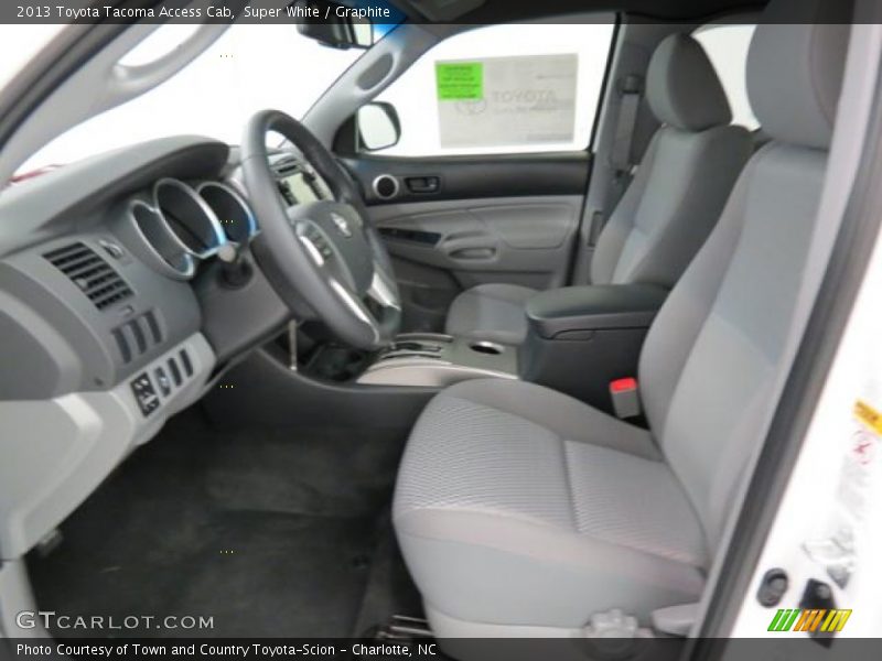 Front Seat of 2013 Tacoma Access Cab