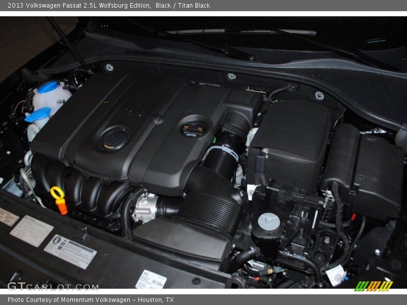 Black / Titan Black 2013 Volkswagen Passat 2.5L Wolfsburg Edition