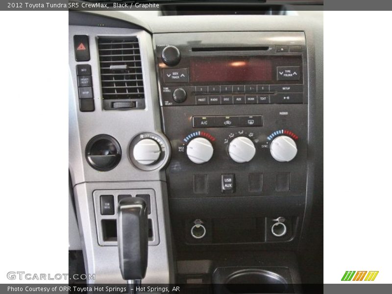 Controls of 2012 Tundra SR5 CrewMax
