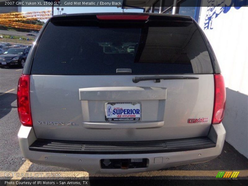 Gold Mist Metallic / Ebony Black 2007 GMC Yukon XL 1500 SLT