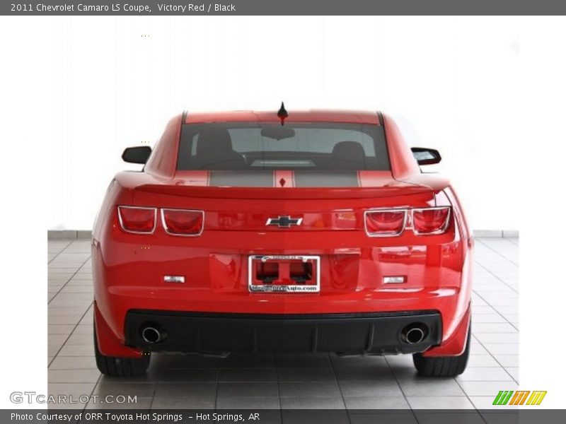 Victory Red / Black 2011 Chevrolet Camaro LS Coupe