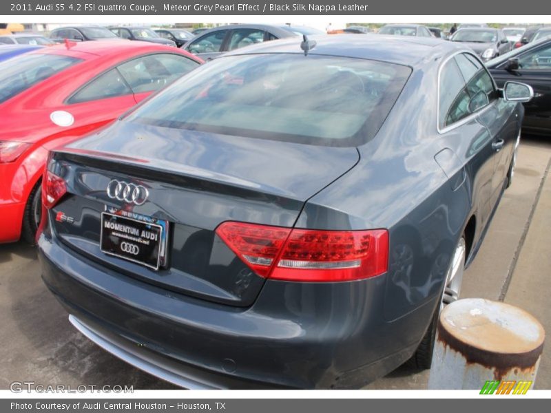 Meteor Grey Pearl Effect / Black Silk Nappa Leather 2011 Audi S5 4.2 FSI quattro Coupe