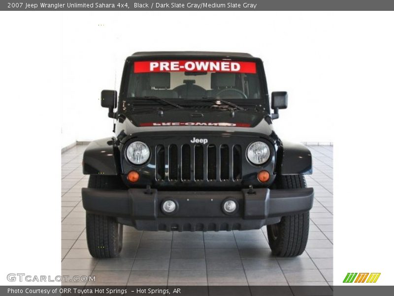 Black / Dark Slate Gray/Medium Slate Gray 2007 Jeep Wrangler Unlimited Sahara 4x4