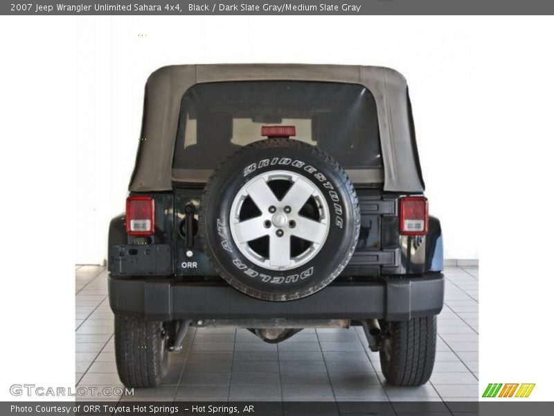 Black / Dark Slate Gray/Medium Slate Gray 2007 Jeep Wrangler Unlimited Sahara 4x4