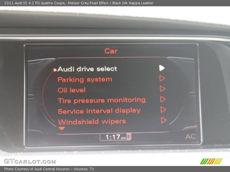 Meteor Grey Pearl Effect / Black Silk Nappa Leather 2011 Audi S5 4.2 FSI quattro Coupe