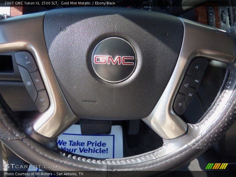 Gold Mist Metallic / Ebony Black 2007 GMC Yukon XL 1500 SLT