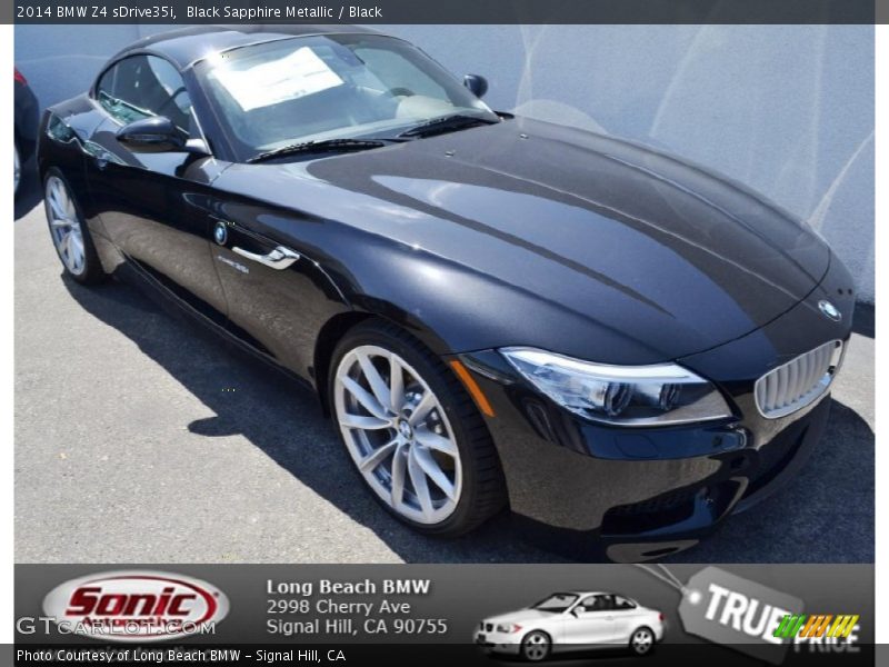 Black Sapphire Metallic / Black 2014 BMW Z4 sDrive35i