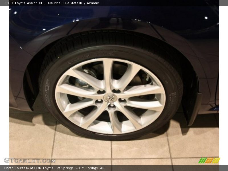 Nautical Blue Metallic / Almond 2013 Toyota Avalon XLE