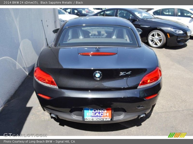 Black Sapphire Metallic / Black 2014 BMW Z4 sDrive35i