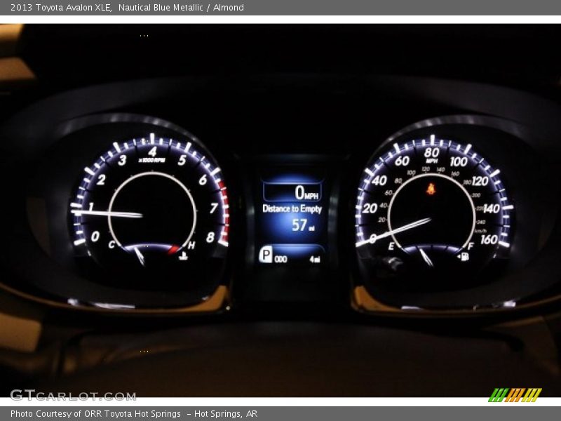 Nautical Blue Metallic / Almond 2013 Toyota Avalon XLE