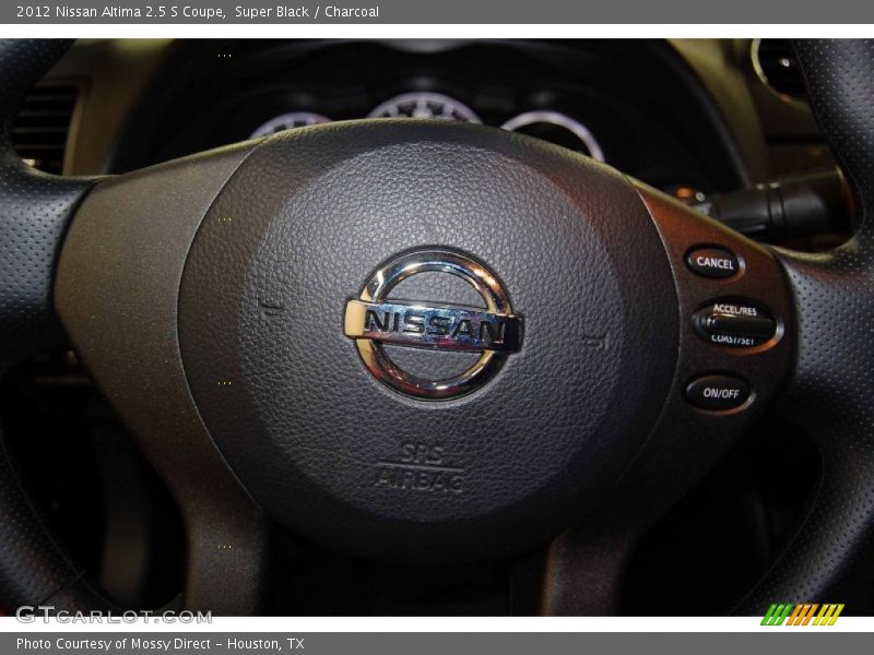 Super Black / Charcoal 2012 Nissan Altima 2.5 S Coupe