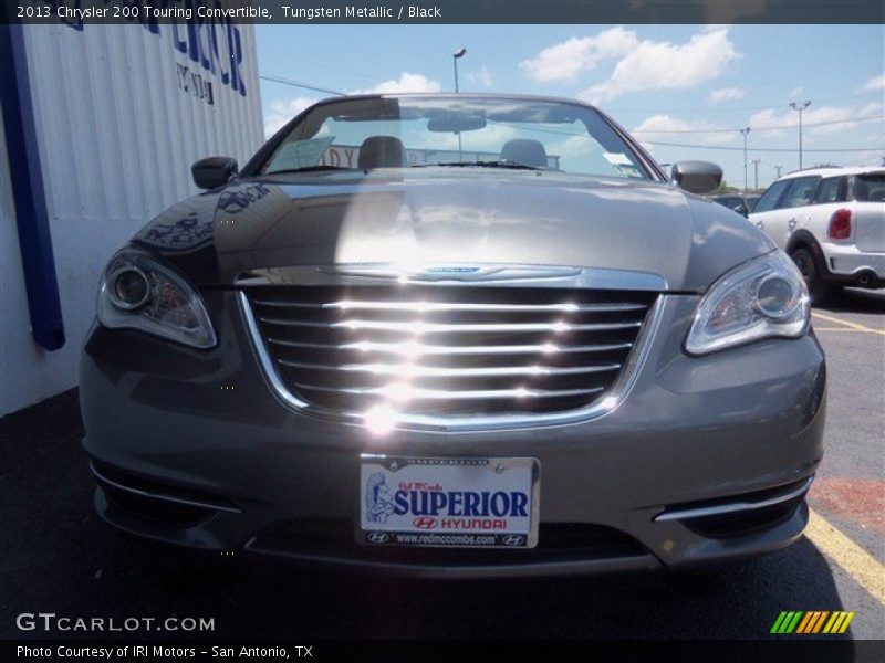 Tungsten Metallic / Black 2013 Chrysler 200 Touring Convertible