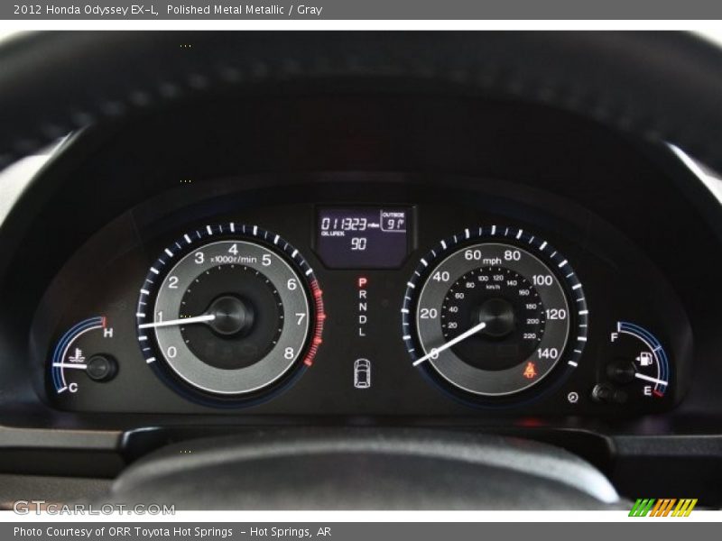 Polished Metal Metallic / Gray 2012 Honda Odyssey EX-L