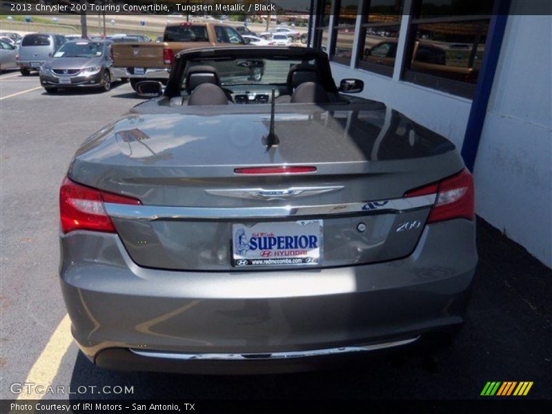 Tungsten Metallic / Black 2013 Chrysler 200 Touring Convertible