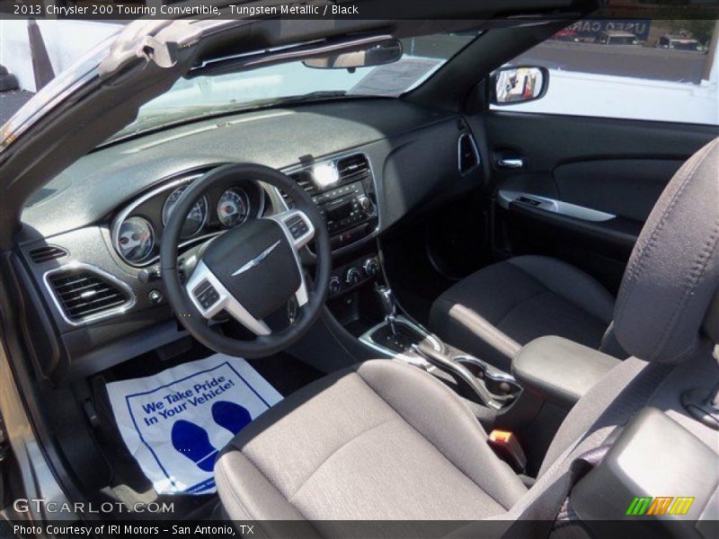 Tungsten Metallic / Black 2013 Chrysler 200 Touring Convertible