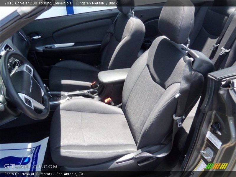 Tungsten Metallic / Black 2013 Chrysler 200 Touring Convertible