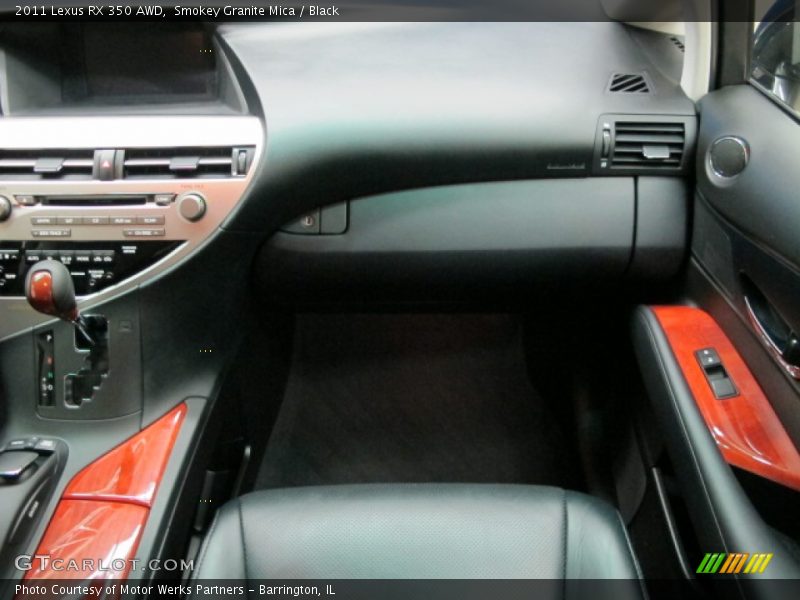 Smokey Granite Mica / Black 2011 Lexus RX 350 AWD