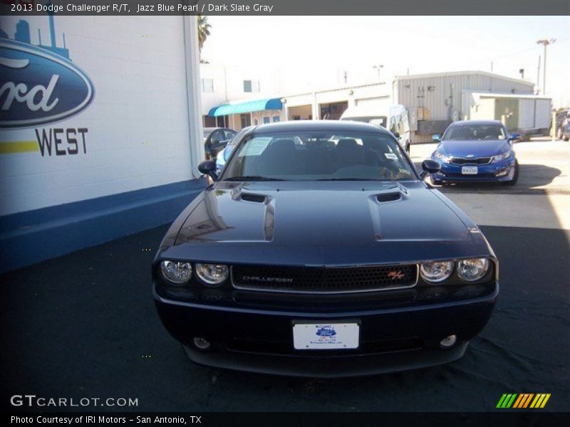 Jazz Blue Pearl / Dark Slate Gray 2013 Dodge Challenger R/T